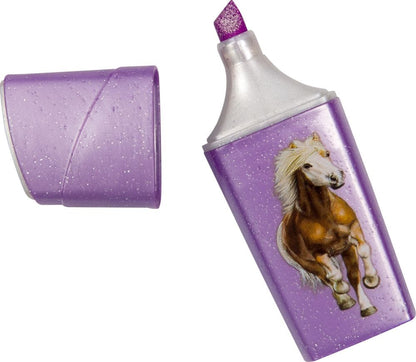 Set con Mini Marcadores brillantes para Amigos de los Caballos