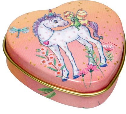 Dulce pequena lata en forma de corazón de Lillifee - Asï se guardan los dientes de leche de las princesas