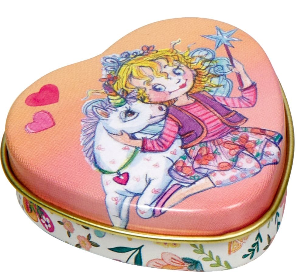 Dulce pequena lata en forma de corazón de Lillifee - Asï se guardan los dientes de leche de las princesas