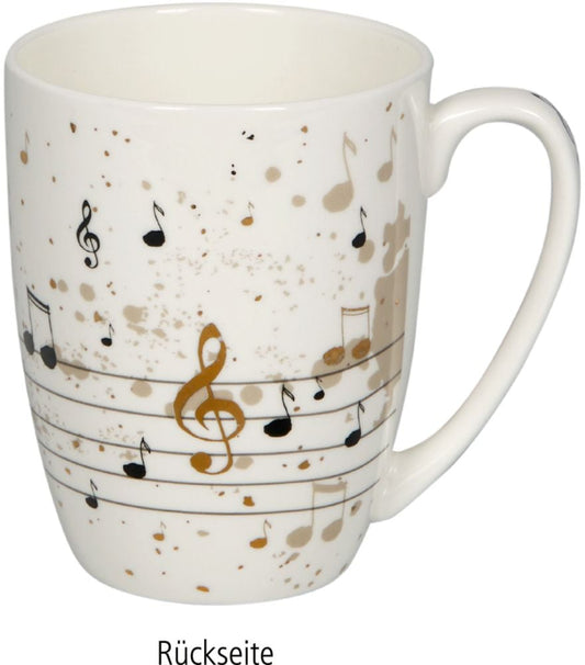 FinaTaza de porcelana Notas - All about music