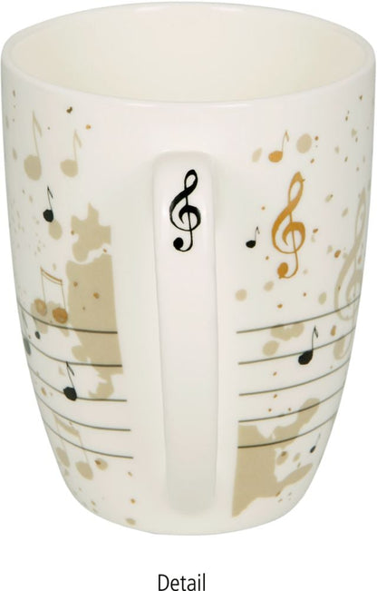FinaTaza de porcelana Notas - All about music