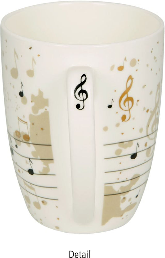FinaTaza de porcelana Notas - All about music