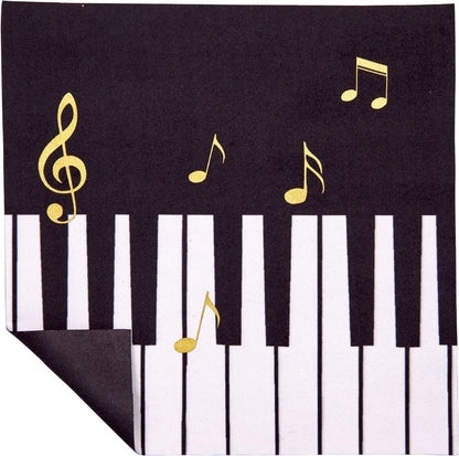 Estuche para lentes  - Noten allover - con pano de limpieza - Un must have para los amantes de la música