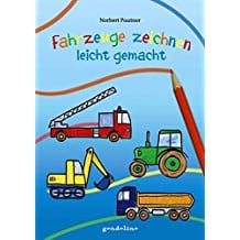 Dibujar vehículos de forma fácil - Fahrzeuge zeichnen leicht gemacht