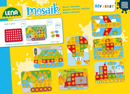 Mi primer mosaico de tráfico - ideal para mano pequenas