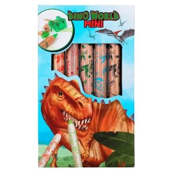Dino Lápices gruesos de colores & sacapuntas