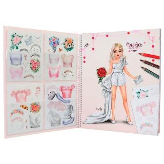 Create your Wedding Special TOPModel colouring book