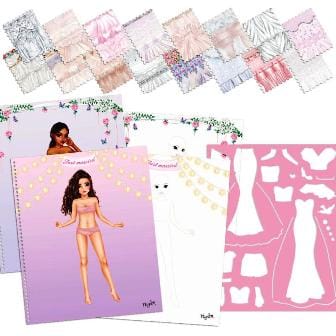 Create your Wedding Special TOPModel colouring book