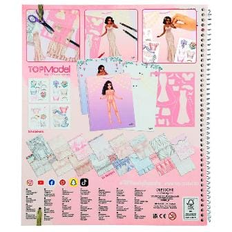 Create your Wedding Special TOPModel colouring book