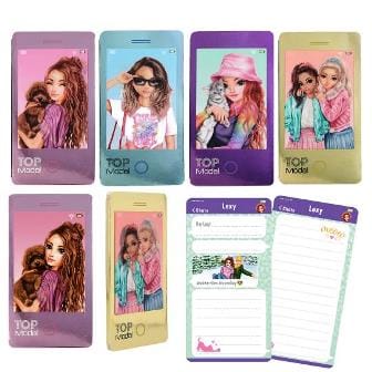 TOPModel blocs de nota con forma de móvil