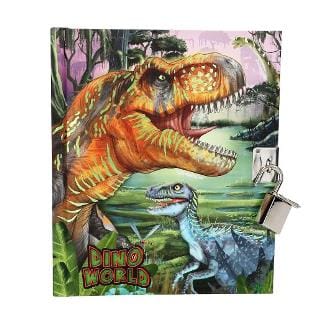 Dino World - Diario con candado - Guarda tus secretos