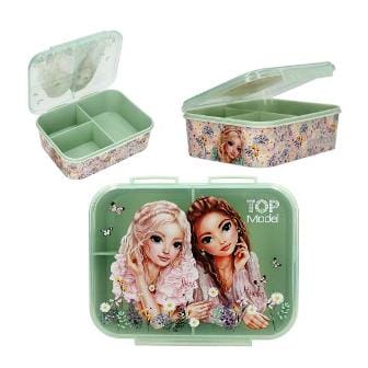Lonchera de 3 compartimientos con estampado de flores y mariposas - Summer Feeling TopModel