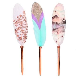 Elegante bolígrafo con delicada pluma de TOPModel - esencial para una letra elegante