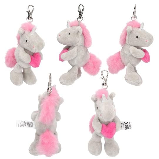 Lindo Llavero de peluche unicornio - elige el tuyo
