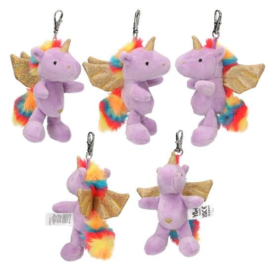 Lindo Llavero de peluche unicornio - elige el tuyo