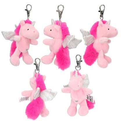 Lindo Llavero de peluche unicornio - elige el tuyo