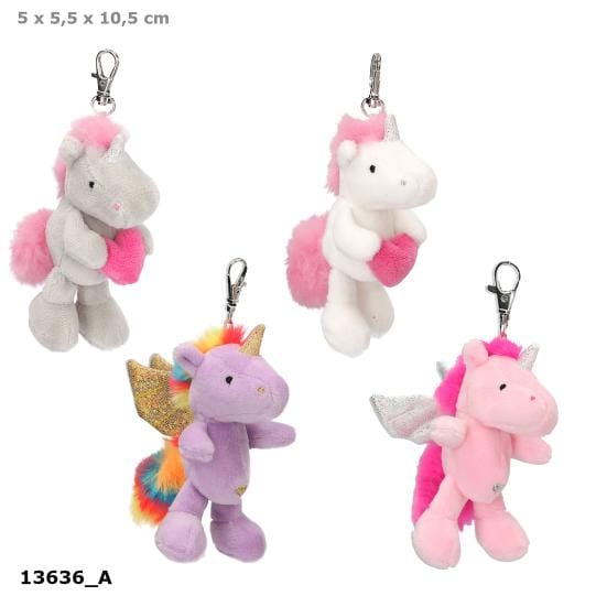 Lindo Llavero de peluche unicornio - elige el tuyo
