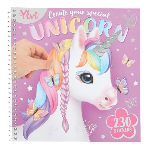 Create Your Special Unicorn Dress Me Up - 11 hojas de maravillosas 230 pegatinas a color