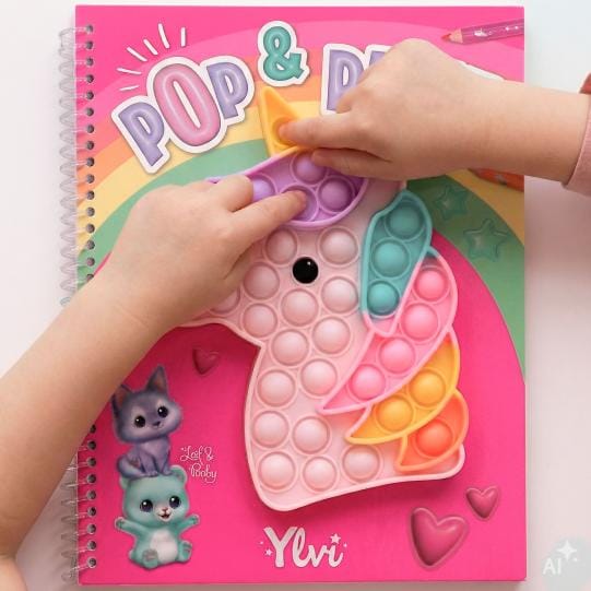 Ylvi Pop & Paint libro para colorear