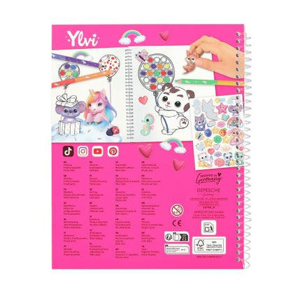Ylvi Pop & Paint libro para colorear