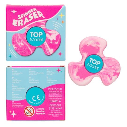 TOPModel - Fidget spinner borrador - rotan y borran