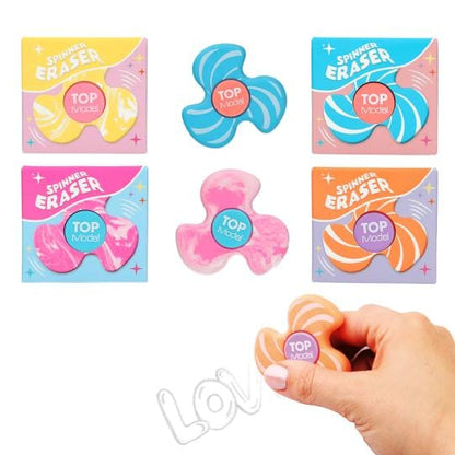 TOPModel - Fidget spinner borrador - rotan y borran