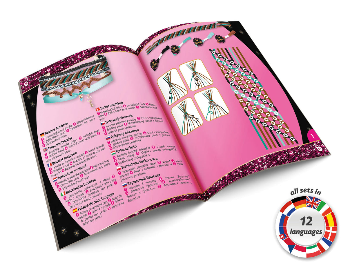 Set creativo Glam Pulseras de amistad de Lena