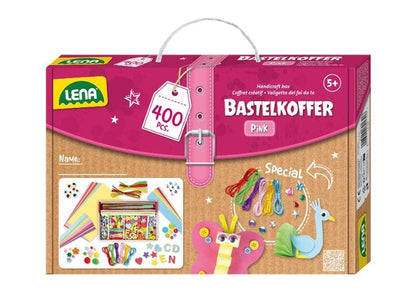 Kit de manualidades pink con 400 piezas de LENA -