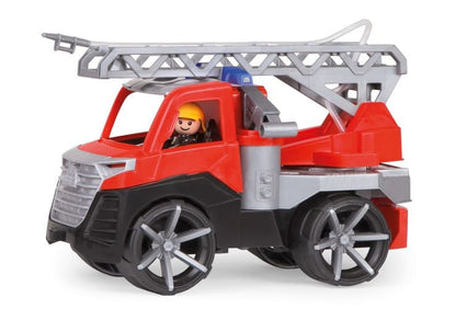 TRUXX² Bomberos de 28 cm con tanque de agua y función de pulverización - escalera totalmente móvil