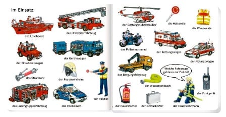 Bilder suchen - Woerter finden: 100 erste Fahrzeuge -  Busca Busca Vehiculos - Libro en Alemán