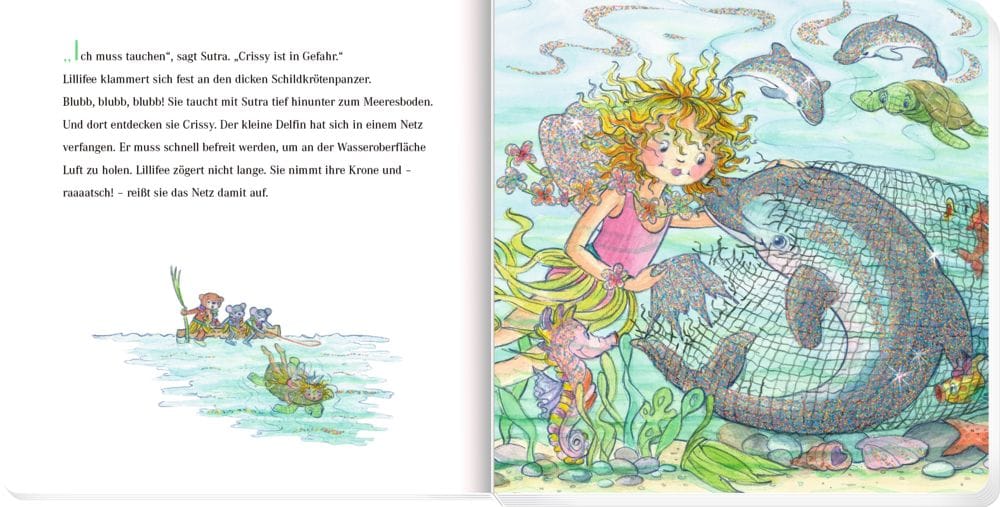 Prinzessin Lillifee und der kleine Delfin - La princesa Lillifee y el pequeno delfín - en Alemán