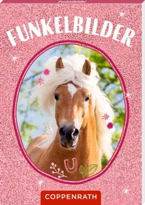 Cuadernito pequeno con 56 paginas de imágenes brillantes - Amantes de los caballos