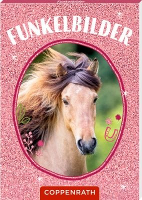 Cuadernito pequeno con 56 paginas de imágenes brillantes - Amantes de los caballos