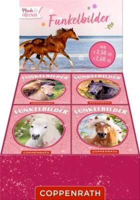 Cuadernito pequeno con 56 paginas de imágenes brillantes - Amantes de los caballos