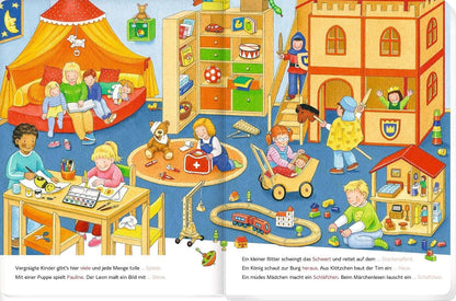 Bilder suchen - Wörter finden Bei uns im Kindergarten - Busca imágenes -  En nuestro jardín infantil
