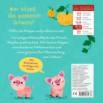 Wer kitzelt das Schwein? - ¿Quién le hace cosquillas al cerdo? Libro en alemán