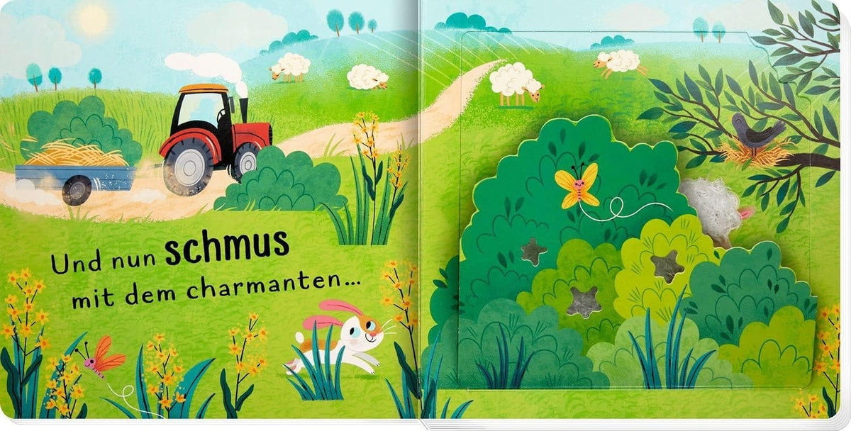 Wer kitzelt das Schwein? - ¿Quién le hace cosquillas al cerdo? Libro en alemán