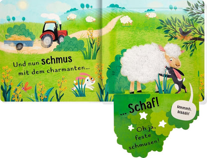 Wer kitzelt das Schwein? - ¿Quién le hace cosquillas al cerdo? Libro en alemán