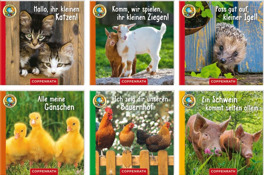 Linos Bauernhof-Bildergeschichten - 6 kleine Lino Buecher zur Auswahl