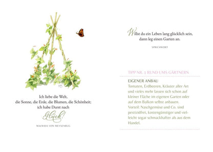 Librito Schöner lesen Pflück dir dein Glück - ¡Lee con belleza Elige tu felicidad Textos en alemán