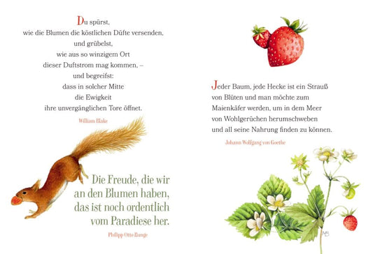 Librito Der Weg zum Glück führt durch den Garten - El camino a la felicidad pasa por el jardín - en alemán