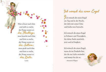 Librito Ein Engel möge dich beschützen - Que un ángel te proteja - Textos en alemán