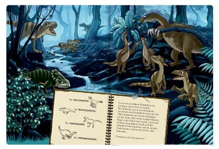 Mein riesengrosses Wimmel-Such-Buch: Dinosaurier & Co. - Texto en Aleman