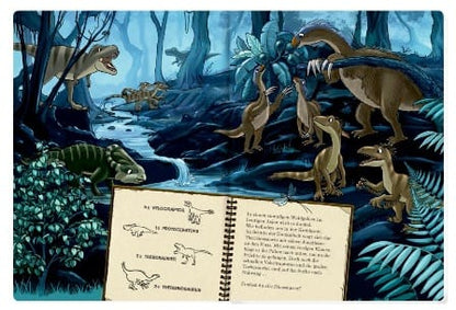 Mein riesengrosses Wimmel-Such-Buch: Dinosaurier & Co. - Texto en Aleman