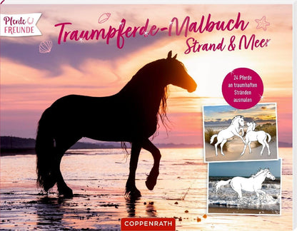 Colorea 24 caballos en playas de ensueno - para todos los amantes de los caballos
