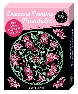 Diamond Painting Mandalas - Crea imágenes bellamente brillantes con piedras brillantes