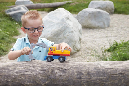 Excavadora de diseno realista de 27 cm  - Con piezas móviles para horas de diversión jugando