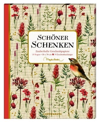 Libro de papeles de regalo con varios pliegos de 50x70 cm - Zauberhafte Geschenkpapiere