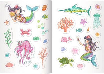Librito con pegatinas de Nella la sirenita