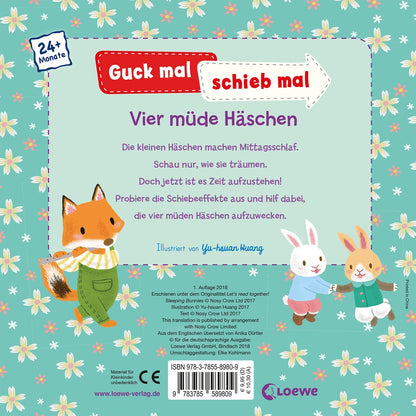 Guck mal, schieb mal - Vier müde Häschen